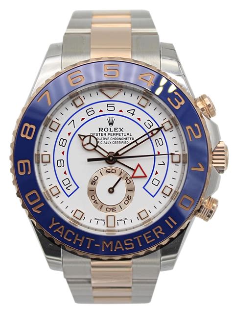 rolex yacht-master ii 116681 stainless steel 18k pink gold automatic|Rolex yachtmaster 2 two tone.